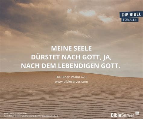 An Image With The Words Meine Seel Durstett Nach Gott Ja Nach Dem