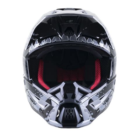 Alpinestars S M5 Solar Flare Helmet Blackgreygold Langston