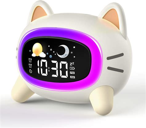 Fivehome Horloge D Apprentissage Du Sommeil Pour Tout Petits R Veil