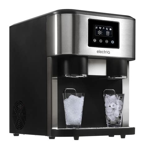 Electriq Countertop Ice Maker With Ice Crusher And Water Dispenser In