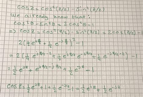 trigonometry - Is this proof of $\cos(z)=\cos^2\left(\frac z2\right ...
