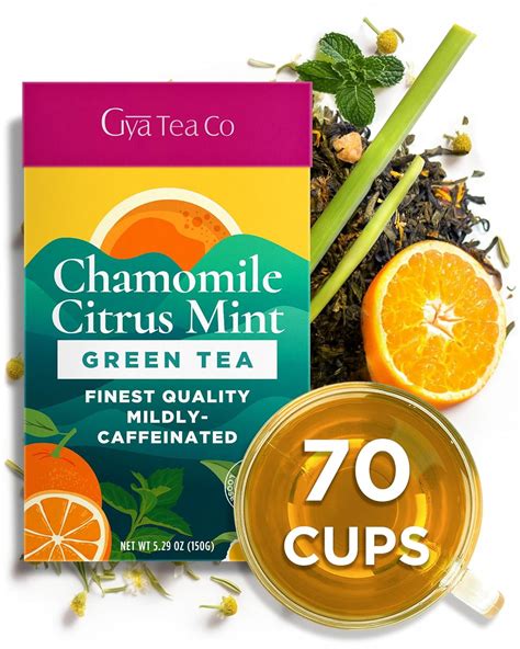 Bxsm Chamomile Citrus Mint Green Tea 5 29 Oz 70 Cups A Blend Of Calming Chamomile Soothing