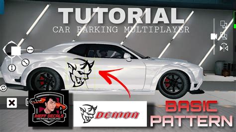 DEMON Design Dodge Challenger Tutorial Car Parking Multiplayer