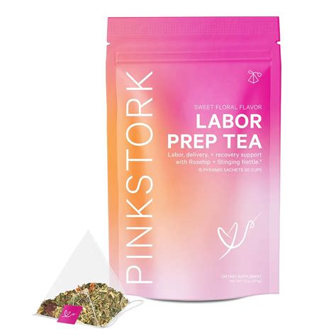 Amazon.com : Pink Stork Labor Prep Tea: Sweet Floral - Red Raspberry