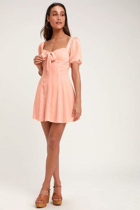 Lulus Madeline Blush Pink Puff Sleeve Mini Dress Size X Large