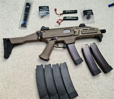 Asg Cz Scorpion Evo 3 A1 Fde Package Electric Rifles Airsoft Forums Uk