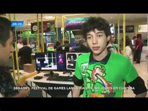 Sbgames festival lança mais de 100 jogos em Curitiba YouTube