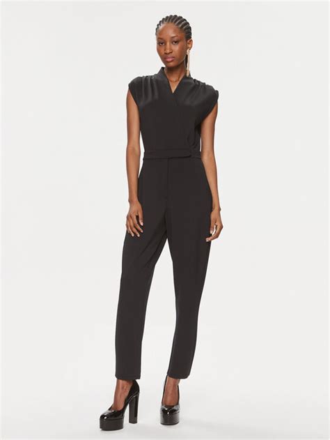 Karl Lagerfeld Jumpsuit W Schwarz Slim Fit Modivo De