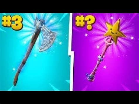 The Sweatiest Fortnite Pickaxes Of Youtube