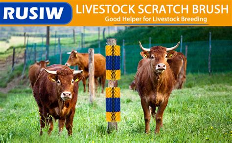 Livestock Scratch Brushes 2 Pcs Cow Brush Cow Scratcher