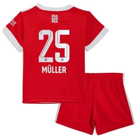 FC Bayern München Thomas Müller 25 Lasten Koti Pelipaita 2022 23