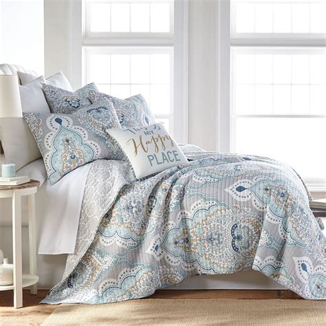 Levtex Home Olyria Quilt Set King Quilt Two King Pillow Shams