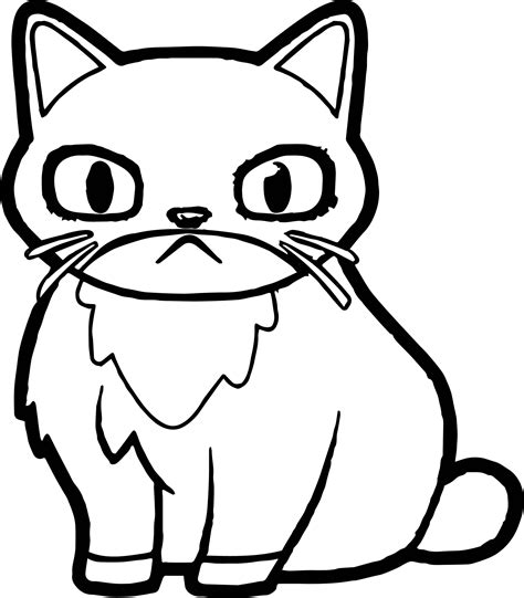 Grumpy Cat Coloring Pages at GetColorings.com | Free printable ...