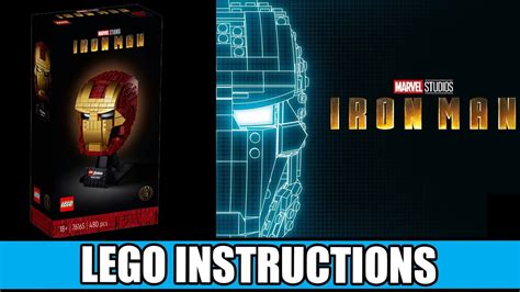 LEGO Instructions How To Build Iron Man Mask 76165 LEGO MARVEL