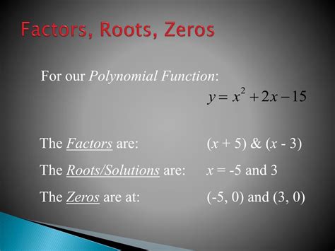 Ppt Roots And Zeros Of Polynomials Powerpoint Presentation Free Download Id2384022