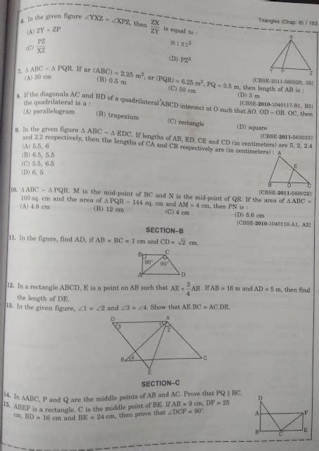 Aps Golconda Priyanka Gupta Class 10 Standard Maths Triangles