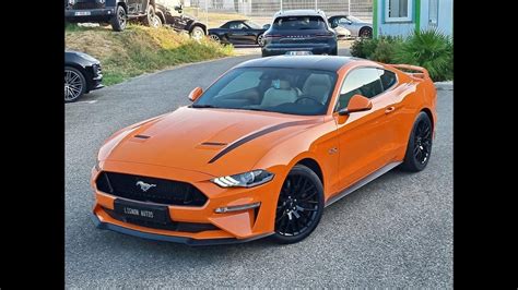 FORD MUSTANG FASTBACK GT 5 0L V8 440 BVA10 55th ORANGE 2019 Occasion