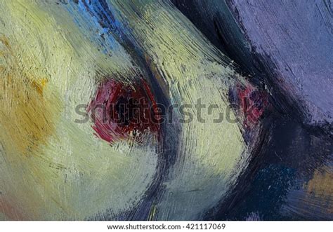 Fragment Oil Painting Naked Woman Stock Illustration Shutterstock