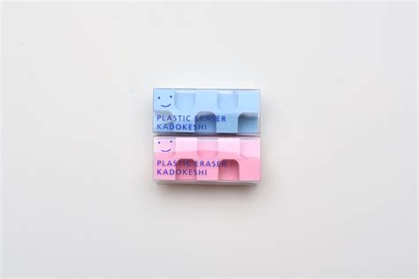 Kokuyo 28 Corner Eraser Blue And Pink Yoseka Stationery