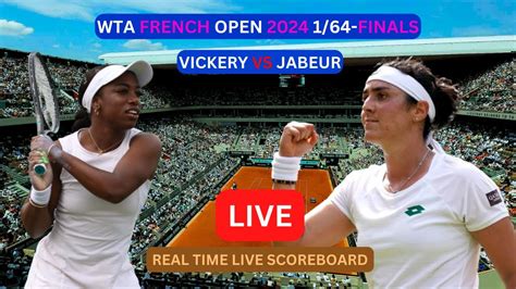 Ons Jabeur Vs Sachia Vickery Live Score Update Today Women S Tennis