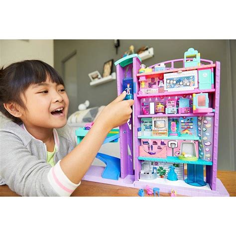 Polly Pocket original Pollyville Mega Mall Playset shopping mall ...