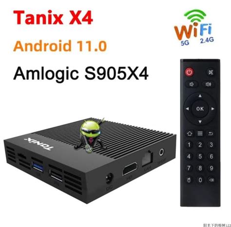 Tanix X4 Amlogic S905x4 8K HD Android Bluetooth Dual-Band OTT TV Box ...