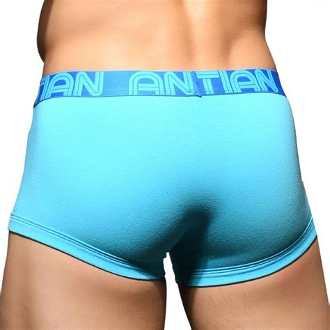 Andrew Christian Boxer Almost Naked Fly Tagless Bleu Turquoise Inderwear