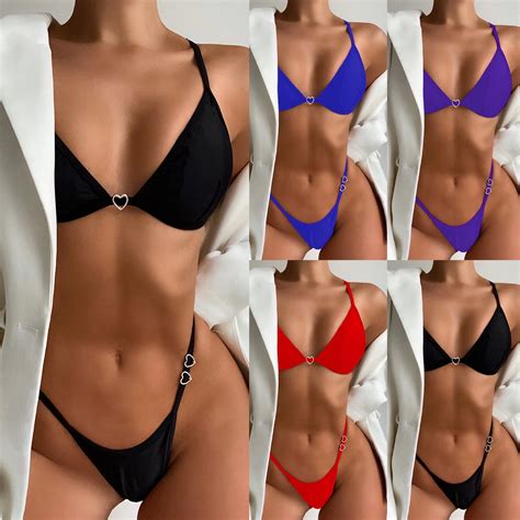 New Love Bikini Sexy Triangle Bag Swimsuit China Fitness Swimwear And Swimwear Beachwear Price