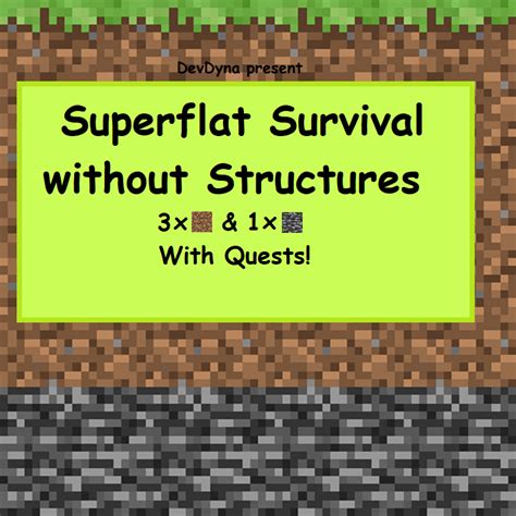 Flatmode Superflat Challenge Files Minecraft Worlds Curseforge