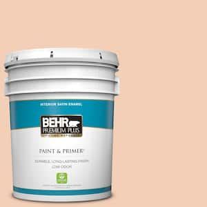 Behr Premium Plus Gal M Apricot Freeze Hi Gloss Enamel