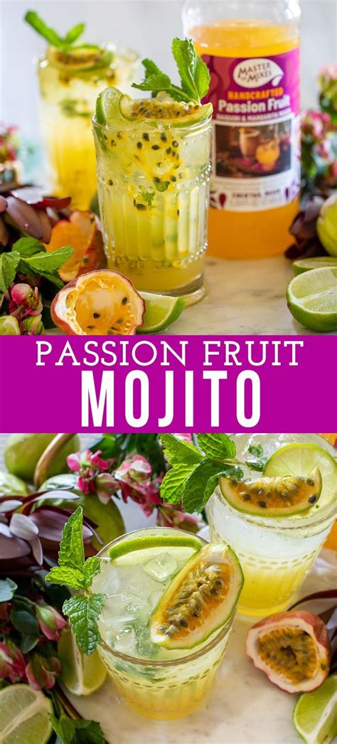 Passion Fruit Mojito Passion Fruit Mojito Fruit Mojito Recipe