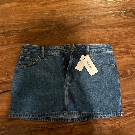 Glassons Low Rise Denim Skirt Never Worn Depop