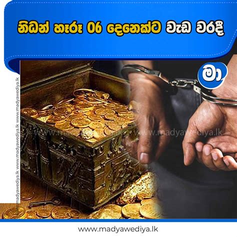 නිධන් හෑරූ 06 දෙනෙක්ට වැඩ වරදී මාධ්‍යවේදියා