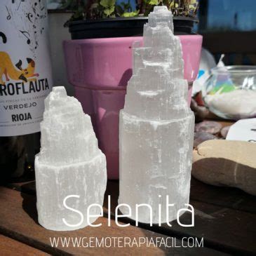 Torres De Selenita Gemoterapia F Cil Tienda De Minerales Online