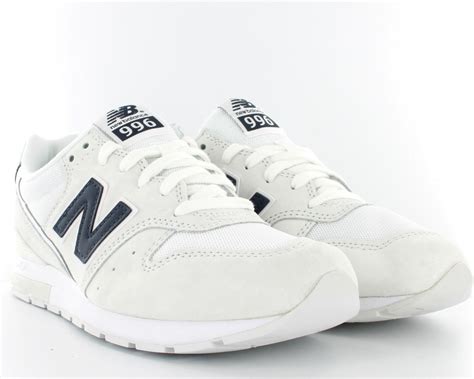 New Balance 996 Suede Blanc bleu