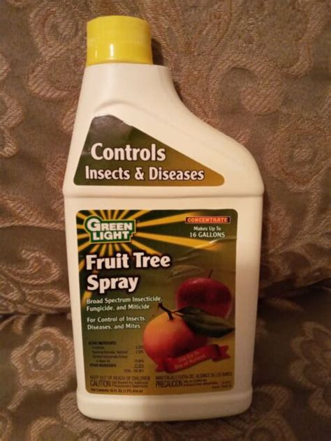 Green Light Fruit Tree Spray Insecticide Fungicide Insectpestdisease 16 Oz New Ebay