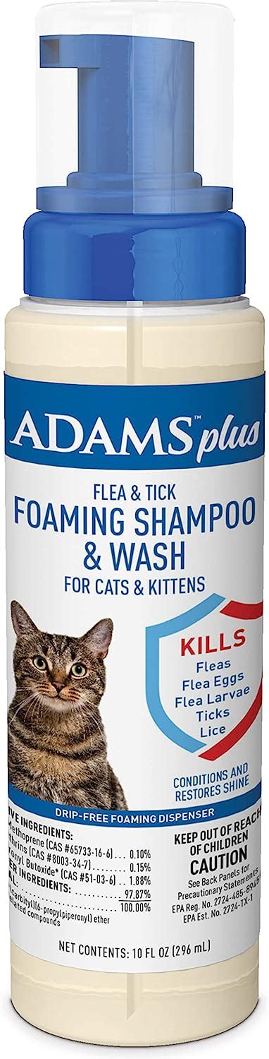 Adams Plus Flea And Tick Foaming Shampoo For Cats And Bahrain Ubuy