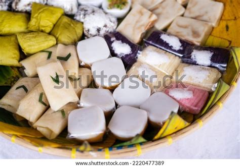 Jajanan Pasar Traditional Snacksindonesian Food Stock Photo 2220477389 ...