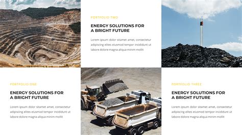 Minelab Coal Mining Powerpoint Presentation Template Presentation