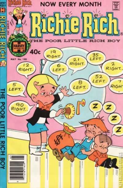 Richie Rich 190 Published May 1980 Key Collector Comics