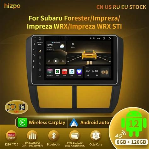 Hizpo Reproductor Multimedia Con Android Para Subaru Forester Sh