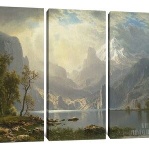 Albert Bierstadt : the Tahoe's Lake 1868 Canvas Gallery Wrapped or ...