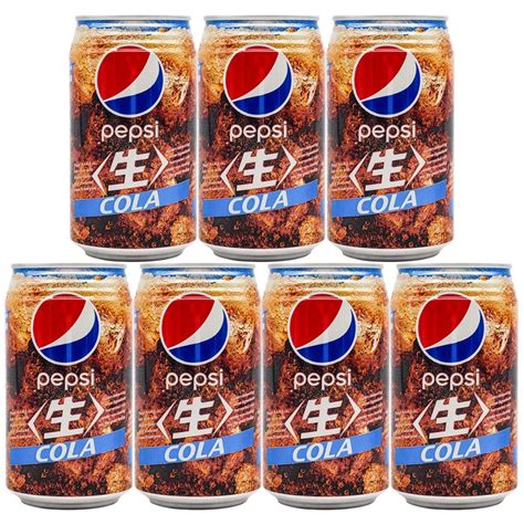 日本進口百事可樂pepsi可樂原味零度無糖碳酸飲料340ml罐裝汽水 蝦皮購物