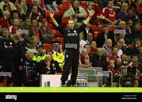 Aston villa manager martin oneill celebrates at the final whistle hi ...