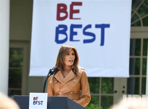 Photo First Lady Melania Trump Announces A Be Best Initiative