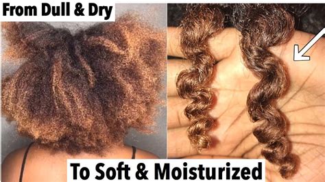 How To Keep Natural Hair Moisturized For Days From Dry To Moisturized Youtube