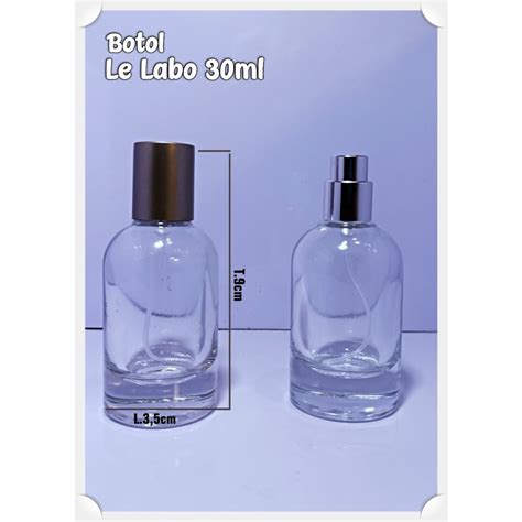 Jual Botol Parfum Kosong 30ml Easy Pump Botol Kaca Tutup Abu Semi Press