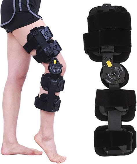 Hinged Knee Brace Knee Immobilizer Leg Braces Orthopedic Patella Knee Brace Bone On Bone Knee