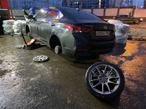 Зимой на R17 — Hyundai Solaris (2G), 1,6 л, 2019 года | колёсные диски ...