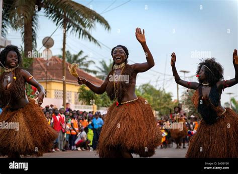 Bissau, Republic of Guinea-Bissau - February 12, 2018: Group of
